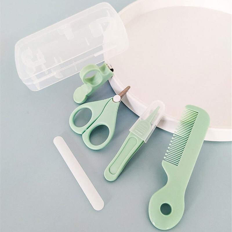 Baby Artikel Manikübetreffend einstellen Schönheit Pflege Healthcare Bausatz Kleinkind Nagel Pflege Neugeborenen Nagel Knipser Schere Toilettenartikel Tasche Zubehör