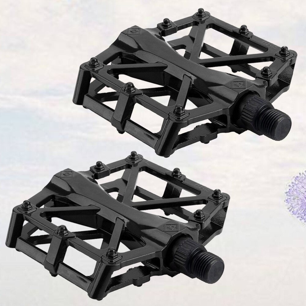 2pcs Bike Pedal Practical Delicate Metal Bike Treadle Vehicle Treadle for Outdoor Cycling Bike