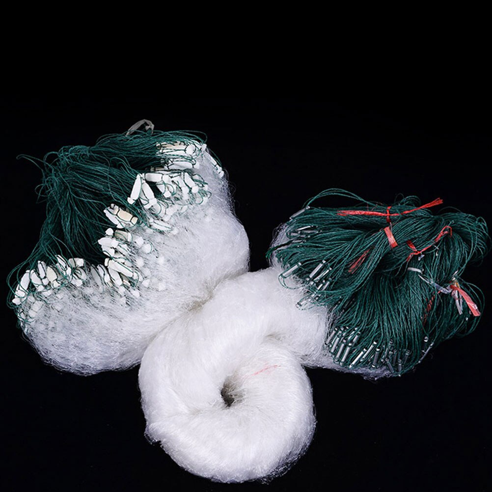 Filet de pêche collant monocouche, ligne en soie, outils de pêche