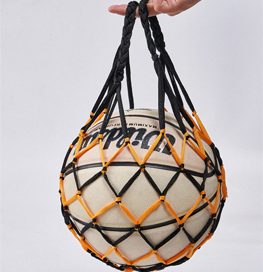 Nylon netz FußBall Volleyball Kordel zug Ball Aufbewahrung tasche Jugend FußBall Selbst Trainer kühne Aufbewahrung tasche FußBall zubehör: Licht Grau