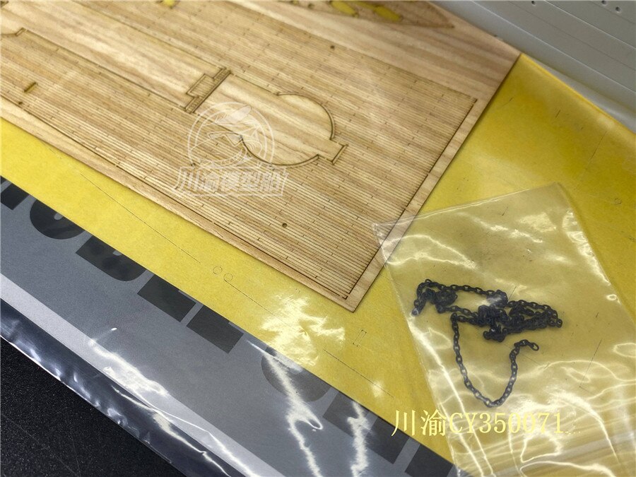 1/350 skala Upgrade Set Für Trumpeter 05352 HMS Kent Heavy Cruiser Modell (Holz Deck Masking Blatt) CY350071 Montieren