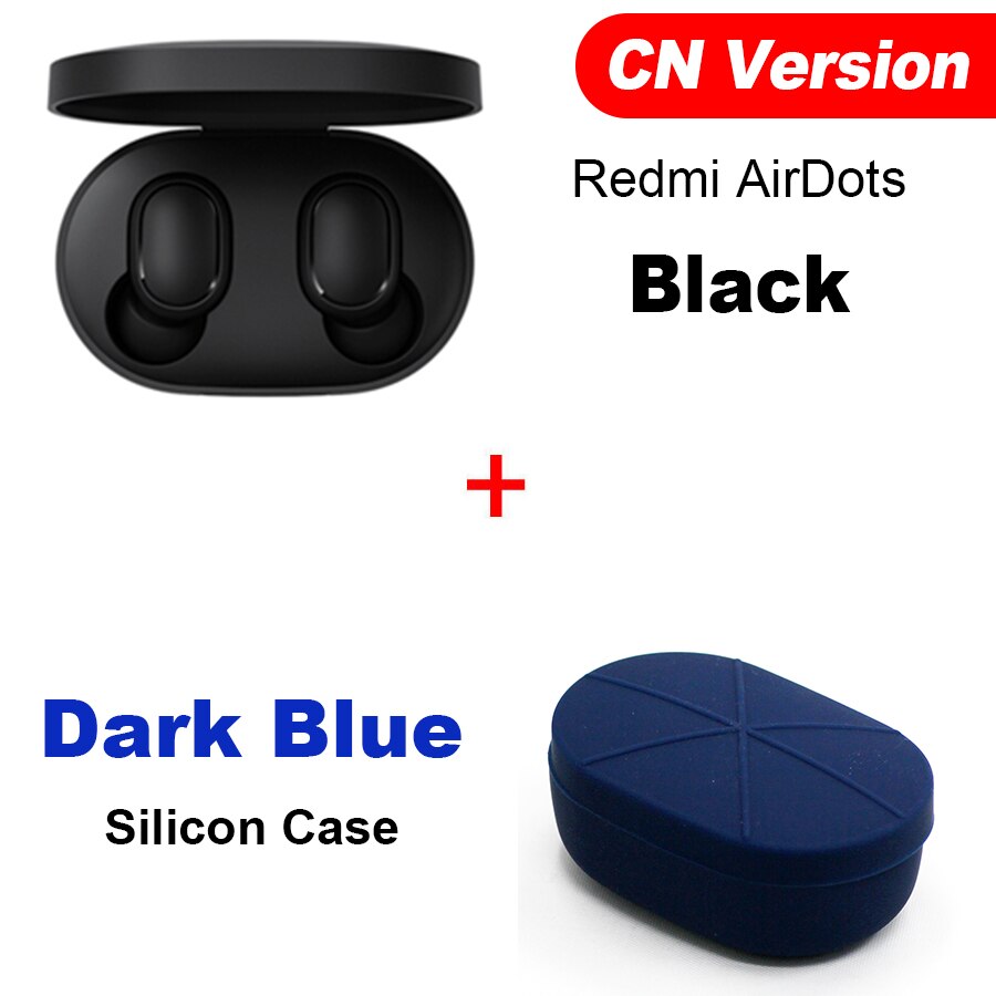 Original Xiaomi Redmi Airdots Xiaomi TWS Wireless Earphone Handsfree Voice Control Bluetooth 5.0 Noise Reduction Tap Control