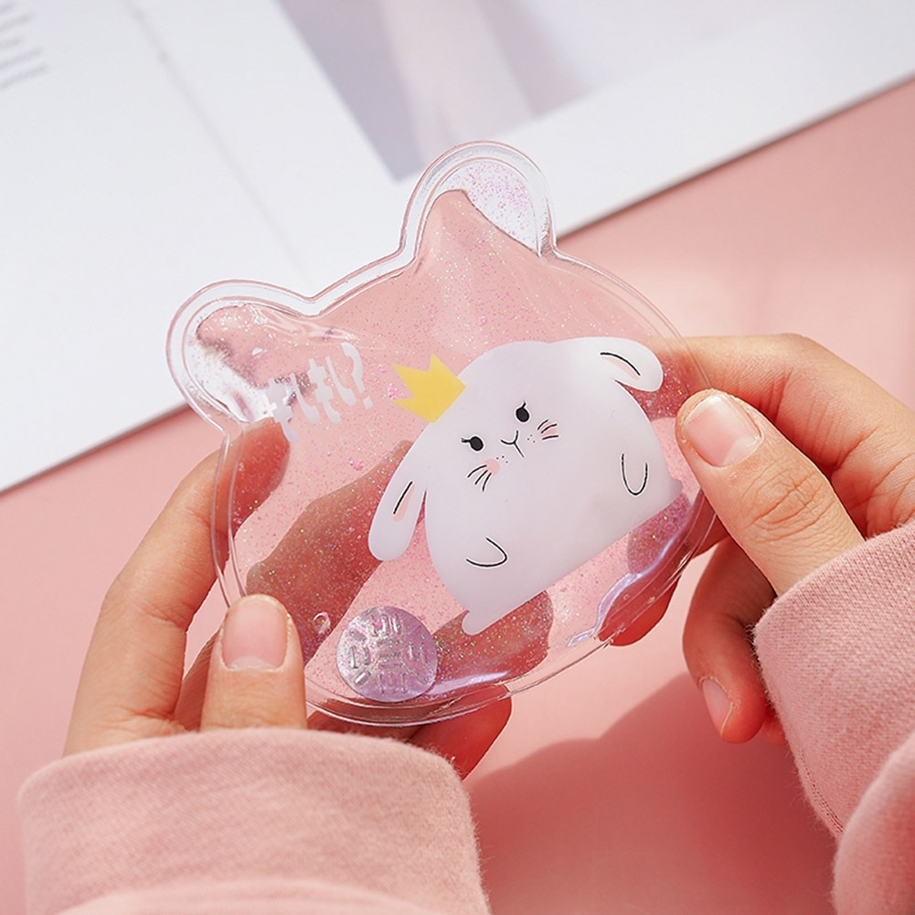 Mini Winter Reusable Gel Hand Warmer Cute Funny Word Print Instant Heating Pack Warmer DAG-ship