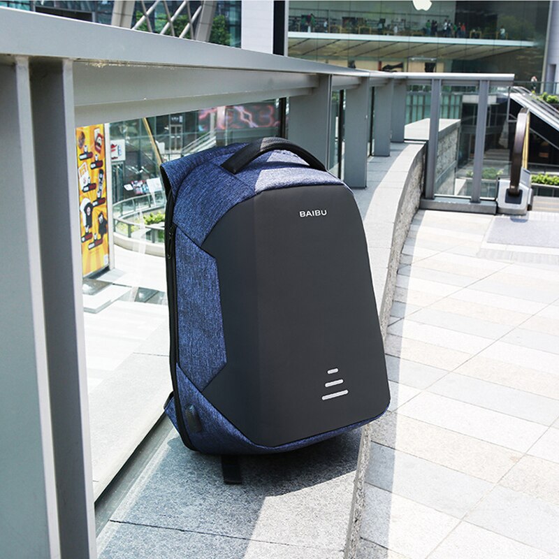 anti-diefstal Externe USB lading poort voor 16 Inch laptop rugzak mannen rugzak school rugzak tas