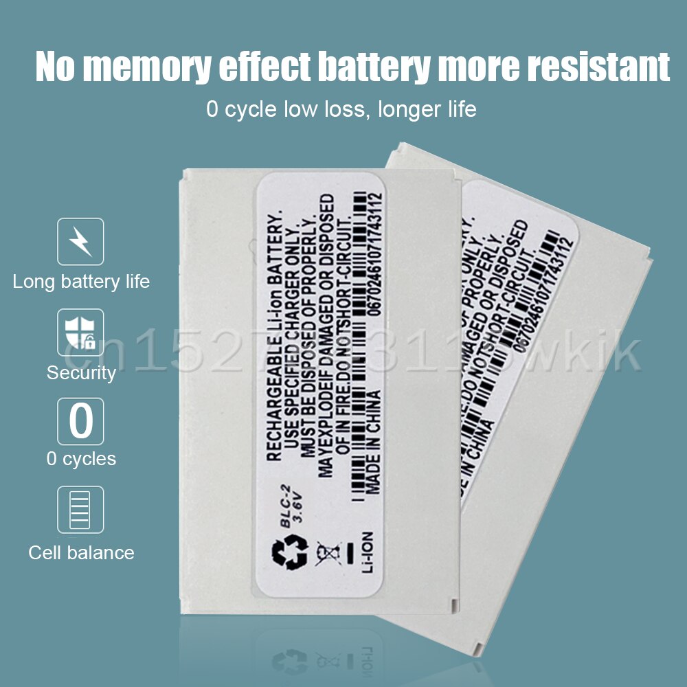 800mAh BLC-2 BLC 2 batteria di ricambio per telefono cellulare Nokia 3310 3330 3410 3510 3510i 3315 3350 3589 6650 6800 6810 5510