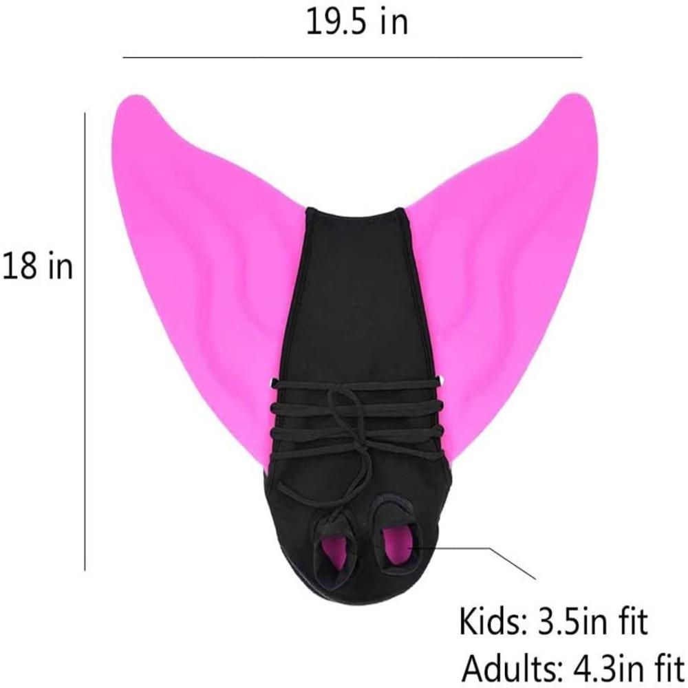 Zwembad Vinnen Voet Vinnen Zwemmen Vinnen Mermaid Tail Duiken Flippers Staart Monolithische Voet Zwemmen Apparatuur Voor Volwassenen/Kinderen