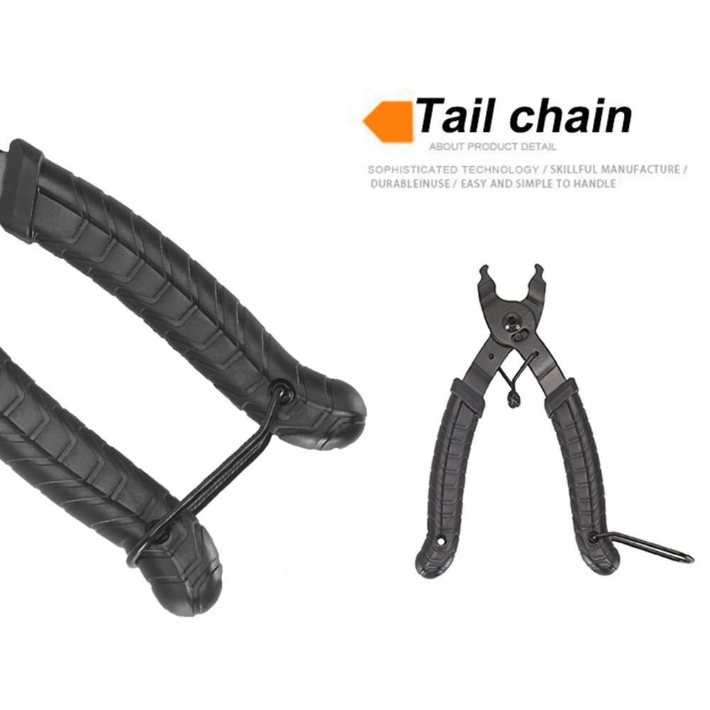 Fietsketting Quick Link Tool met Hook Up Fietstang MTB Road Fietsen Kettingklem Multi Link Tang Magische Gesp Fietsgereedschap