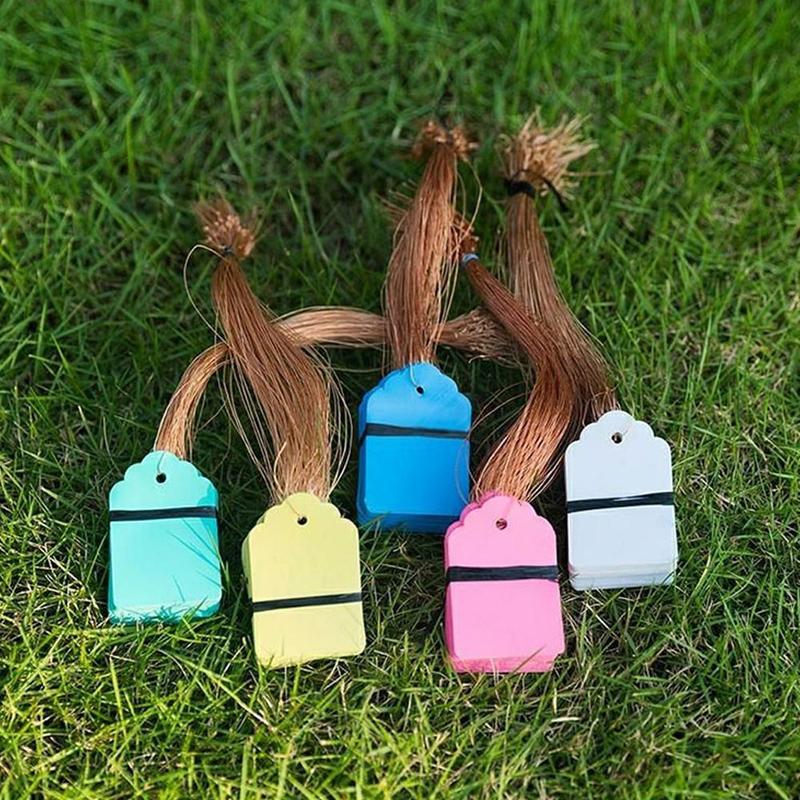 100Stck/tasche Wasserdichte Streifen Linie Garten Etiketten Gartenarbeit Baum Zeichen Anlage Hängen Stichworte Garten Etiketten Blume Stichworte Anlage labor