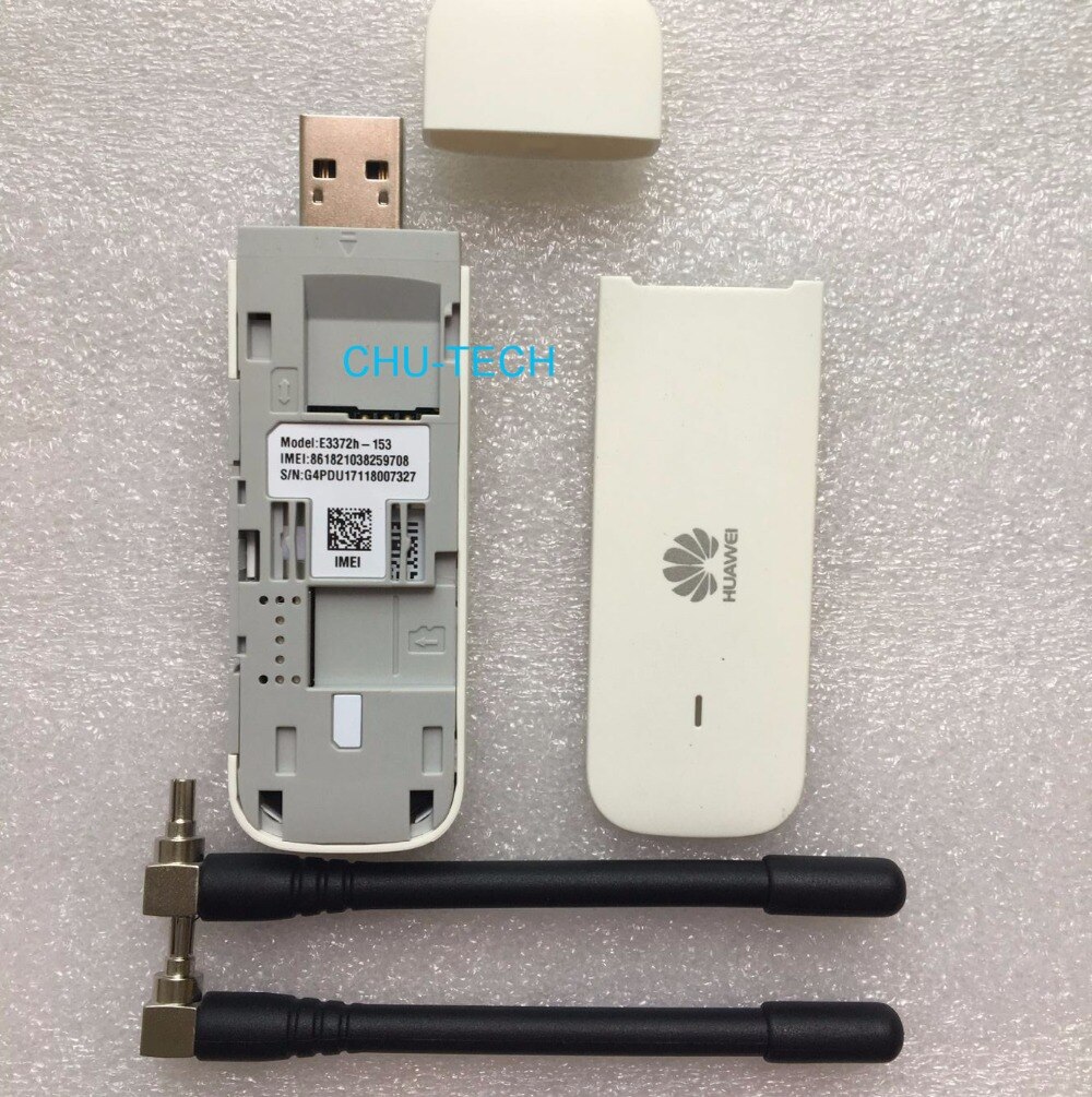 Unlocked Huawei E3372 E3372h-153 with antenna 4G LTE Dongle USB Stick Datacard Mobile Broadband USB Modems 4G Modem LTE Modem