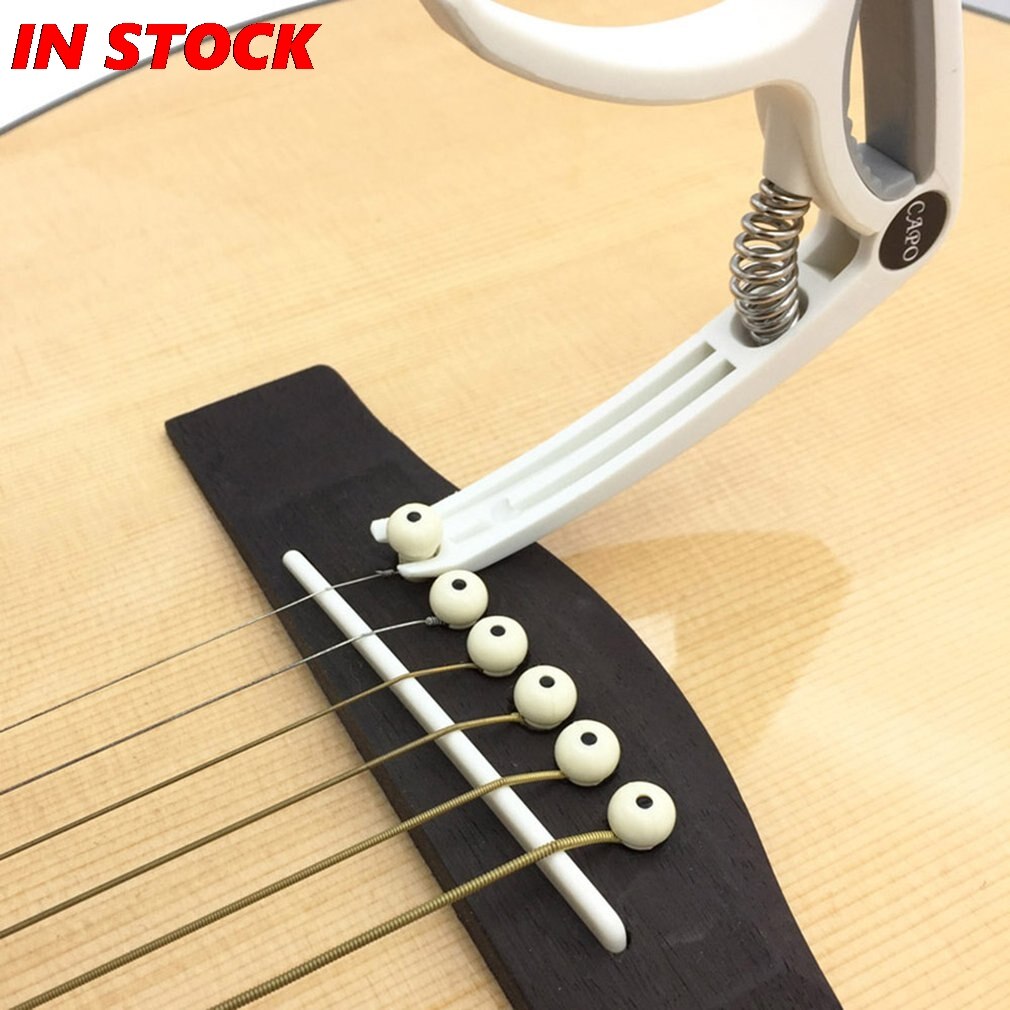 Plastic Gitaar Capo Voor 6 Snarige Akoestische Klassieke Elektrische Guitarra Tuning Klem Muziekinstrument Accessoires