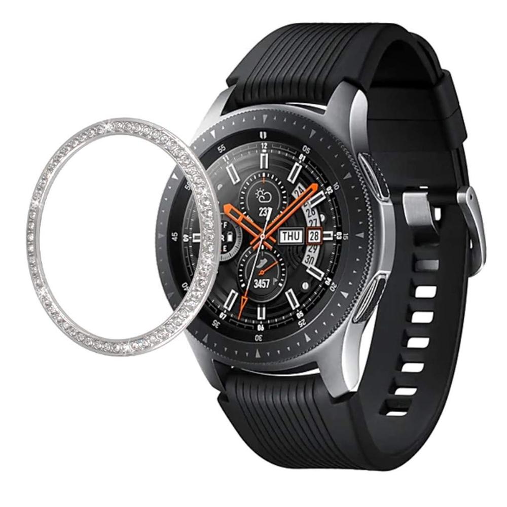 Funda para Samsung Galaxy Watch 46mm/42mm/ 45mm/41mm/Gear S3 Frontier, accesorios, cubierta protectora deportiva Galaxy watch, anillo con bisel de 3