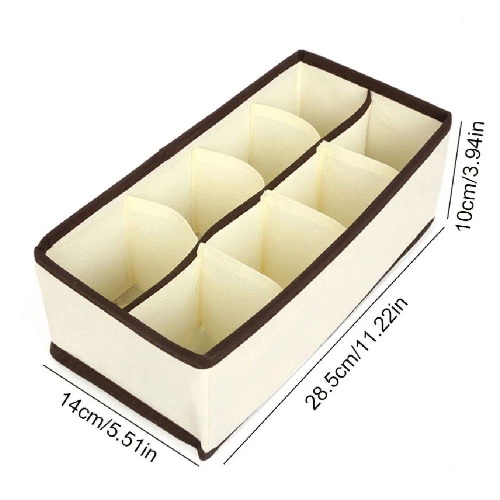 Foldable Drawer Organizers for Underwear, Socks, Bras - Closet Storage Boxes & Dividers: army green