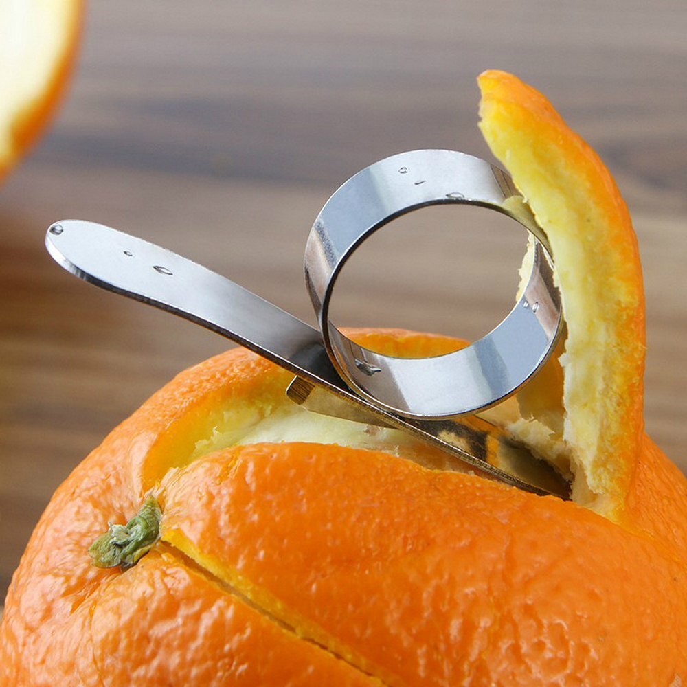 Stainless Steel Orange Peeler Lemon Citrus Fruit Peeler Skin Remover Orange Parer Peeling Fruit Tools Kitchen Accessories