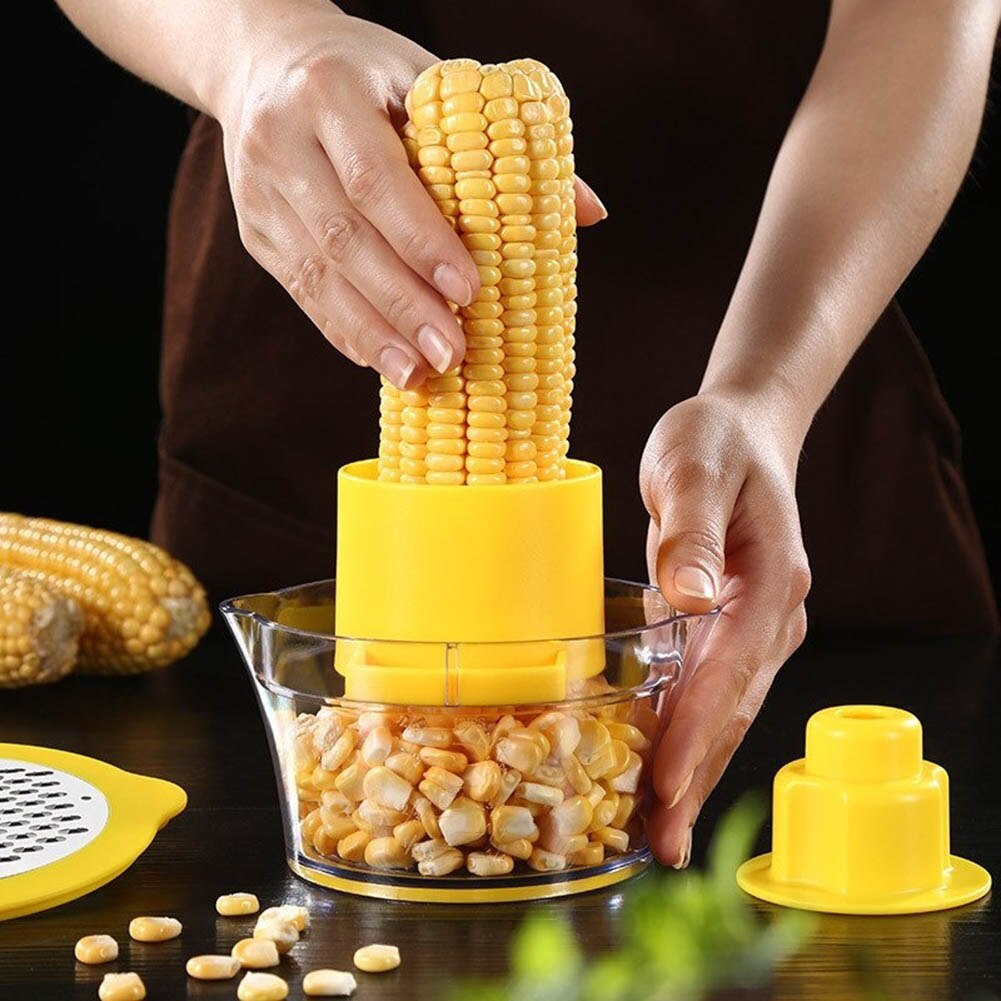 Corn Thresher Multifunctional Potato Grater Ginger Slicer Peeling Corn Machine Kitchen Stainless Steel Fruit & Vegetable Tools