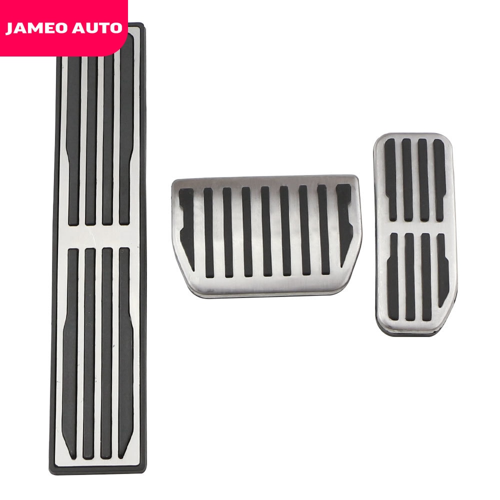 3 kpl/setti auton polkimet jaguarille  x760 xe  x260 xf x761 f- -tahtiin - automaattinen kaasujarrupolkimen kannen lepo pedaali -tarra