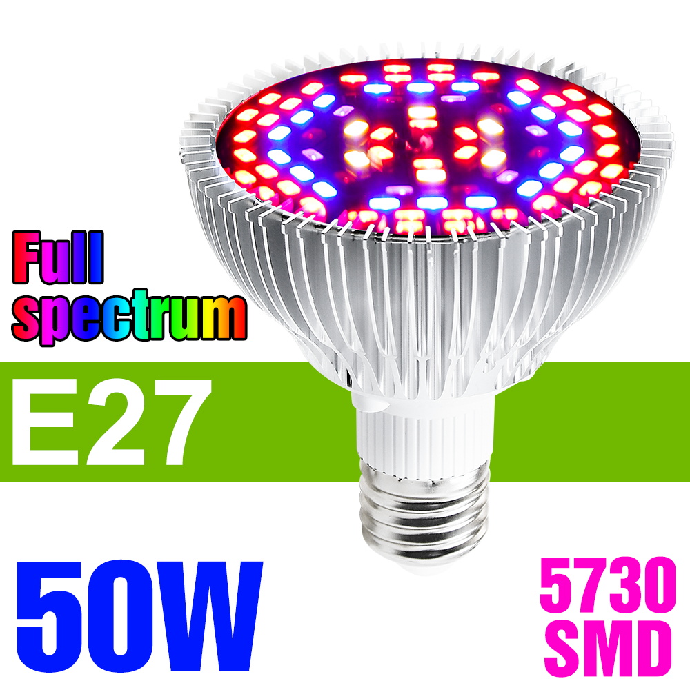 150W E27 LED plante poussent ampoule spectre complet E14 semis de légumes floraison Fruite culture hydroponique lampe de culture: YELLOW