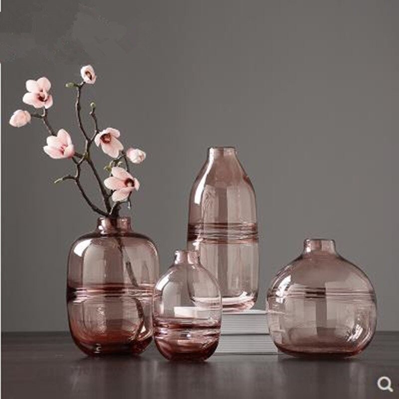 stained glass vase, home office restaurant table decoration , Nordic modern vase