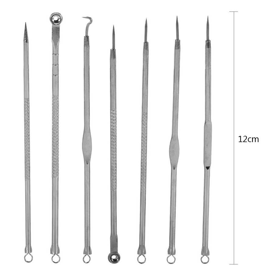 Mitesser- & Akne-Entferner Nadel Set – 100 Stück Einweg-Werkzeuge Für Zu Hause & Salon, Aus Metall & Kunststoff