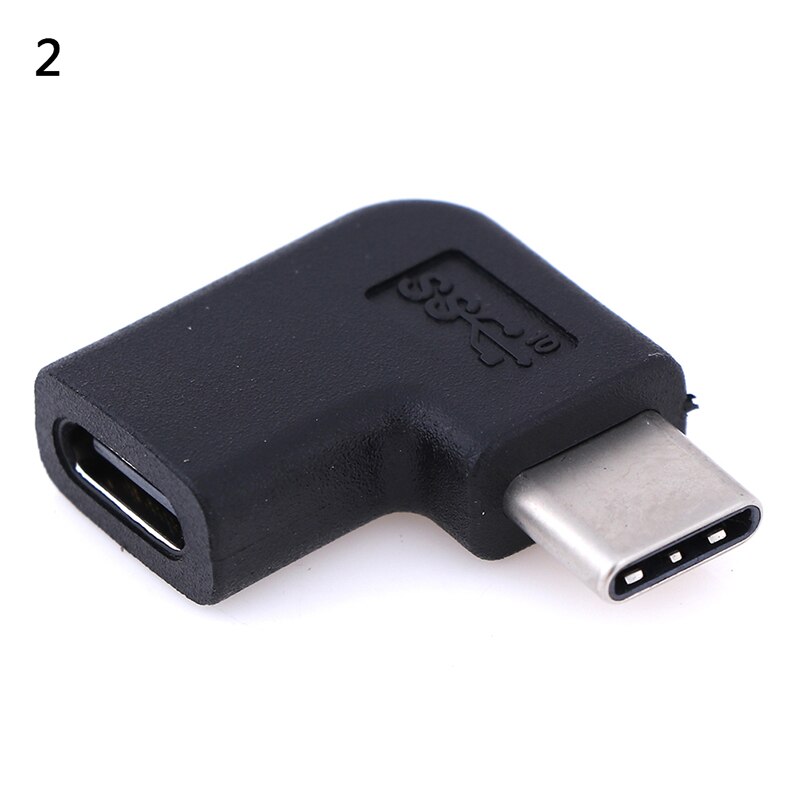 Convertisseur USB 3.1 Type C mâle-femelle USB-C, adaptateur à Angle droit pour smartphone Samsung: A2