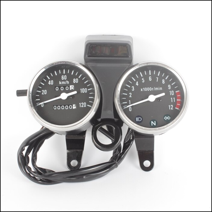 Motorcycle Speedometer Tachometer speed instrument meter instrument assembly for SUZUKI Haojue GN125 GN 125 125cc