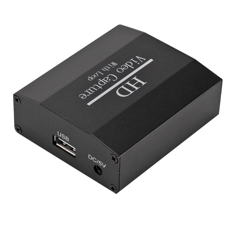Hd Definition Capture Card Computer Live Video-opname Usb Naar Hdmi-Compatibel Met Loop Out Capture Card