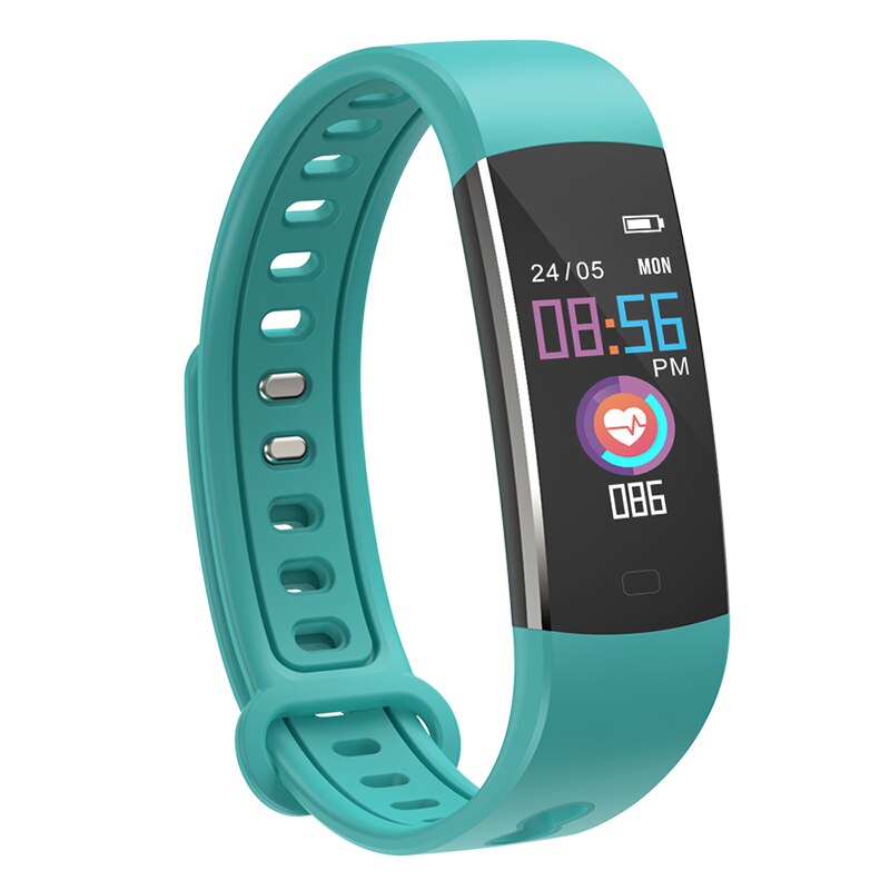 BingoFit Bambini Bracciali E Braccialetti Smart Con WeChat di Autenticazione Fitbits Con misuratore di Pressione sanguigna Orologi Sportivi Per Il Fitness Tracker Intelligente Fasce: 803 Green