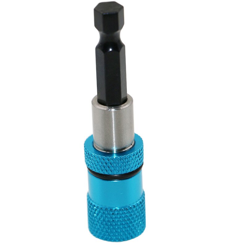 1 pcs 6.35mm Magnetische Quick Release 1/4 Inch Hex Shank 60mm Quick Release Boor Houder Schroevendraaier Bit houders