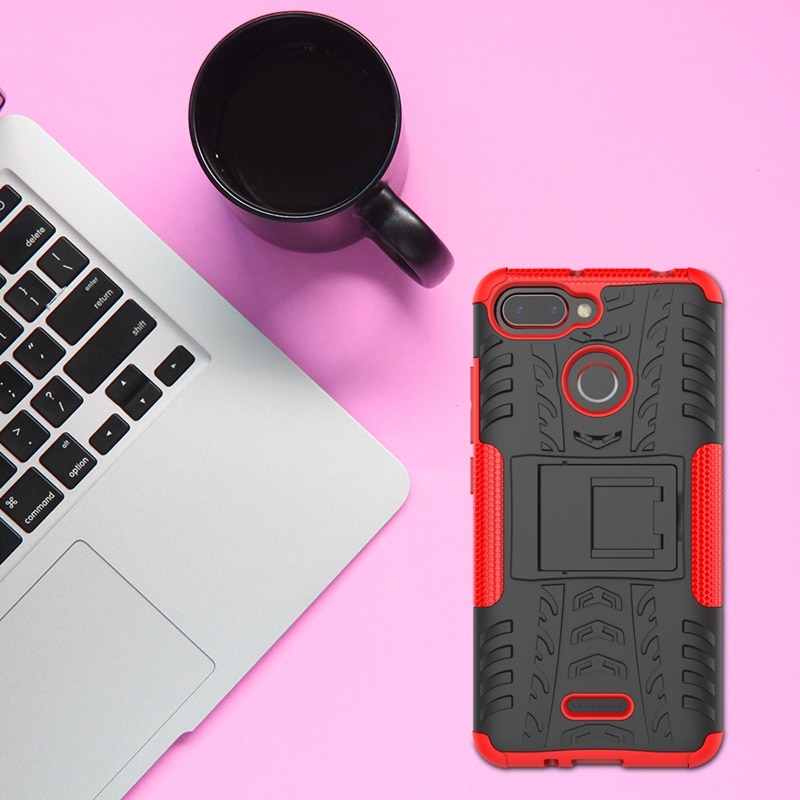 Armor Case Redmi 6A Case For Xiaomi Redmi 6A Case Silicone Heavy Duty Stand Xiomi Redmi 6A Case For Redmi 6A 6 7A Note 7 Covers