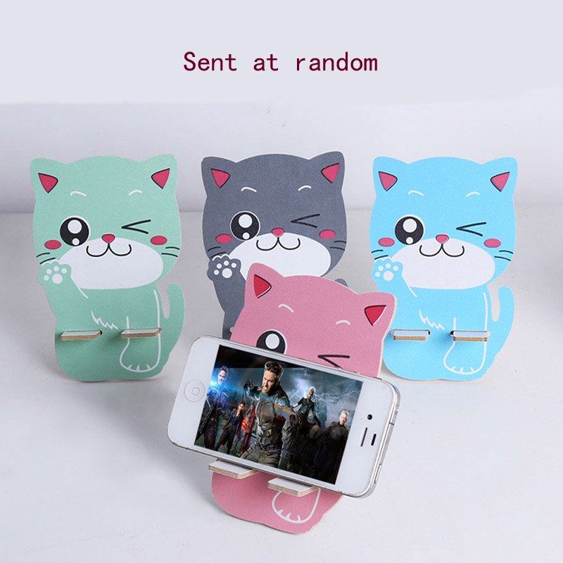 Universal mobile phone holder desktop stand universal desktop tablet mobile phone holder shockproof wooden mobile phone holder