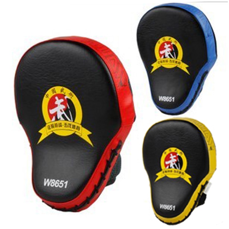 Hand Target MMA Focus Punch Pad Boxing Training Gloves Mitts Karate Muay Thai Kick Fighting Yellow Boxing Pads Kick Training