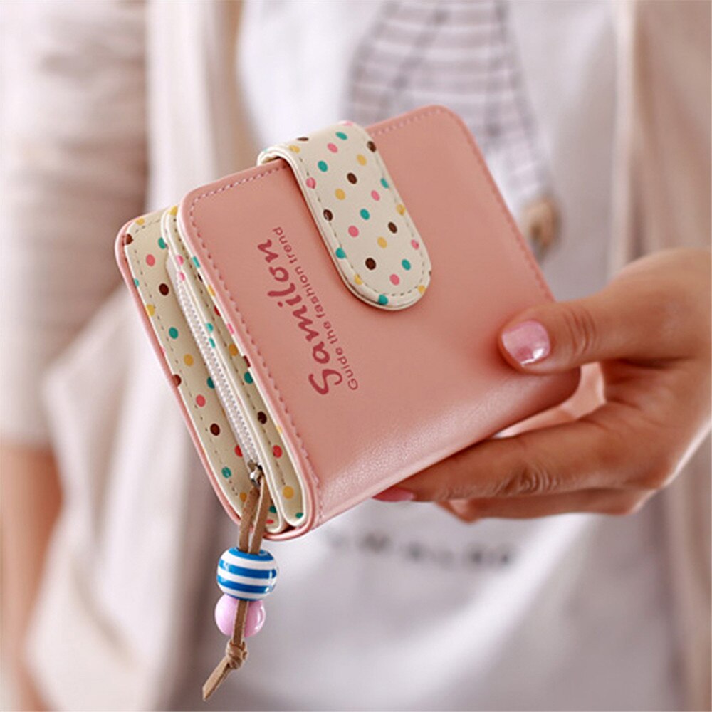 ISKYBOB Cool Men PU Leather ID credit Card holder Clutch Bifold Coin Purse Wallet Pocket: pink