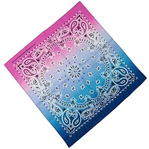 55 x 55cm fazzoletti colorati sfumati in cotone, foulard da donna quadrati, foulard cravatta-tintura con motivo paisley, fazzoletti da collo da donna 1pc: 10