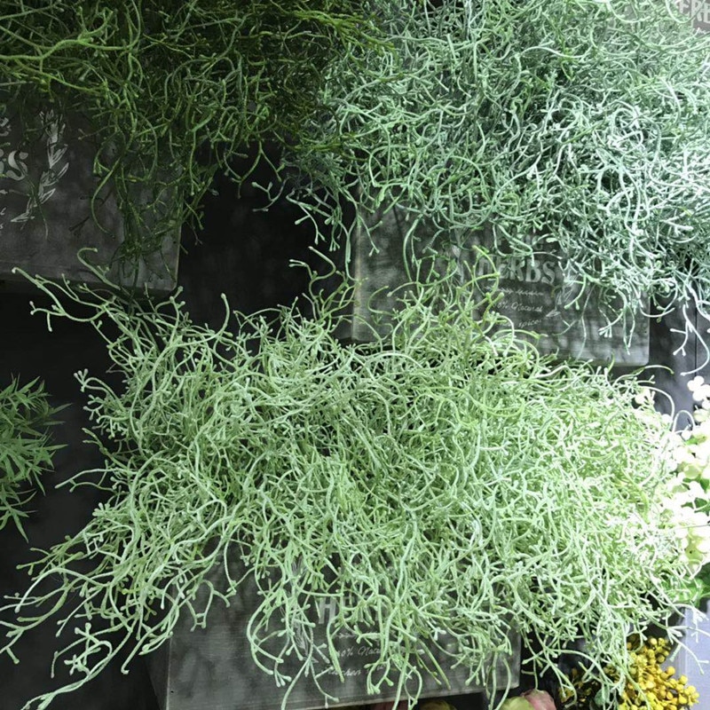 Konstgjord plast petris blomma vinträd trädgård hängande krans växt hem bröllop inredning