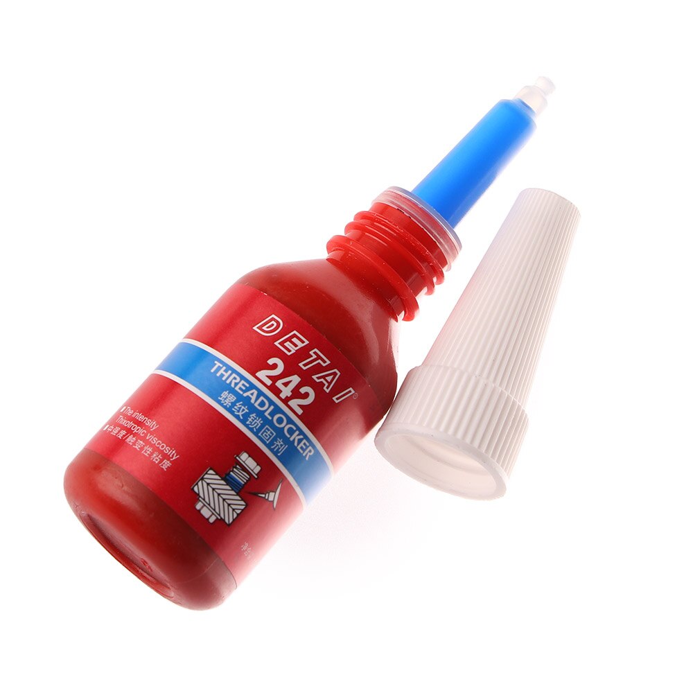 Home Practical 10ml Anti-shedding 242 Thread Lock Blue Bolt Stud Fast Fix Screw Liquid Glue Compound Anaerobic Sealant Removable