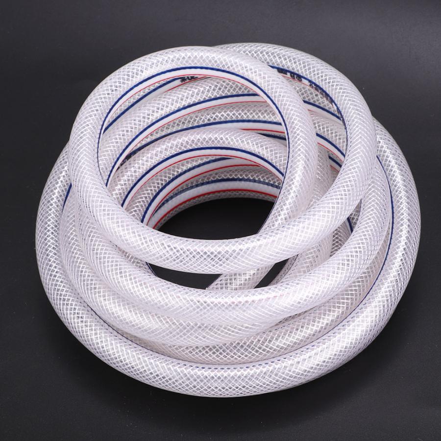 8/12mm pvc forsterket fleksibel rør klar slange til hage vanning pvc klar slange