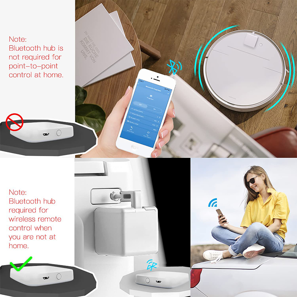 Tuya Bluetooth Smart Fingerbot Schakelaar Bot Knop Pusher Afstandsbediening Smart Home App Voice Control Voor Alexa Google Assistent