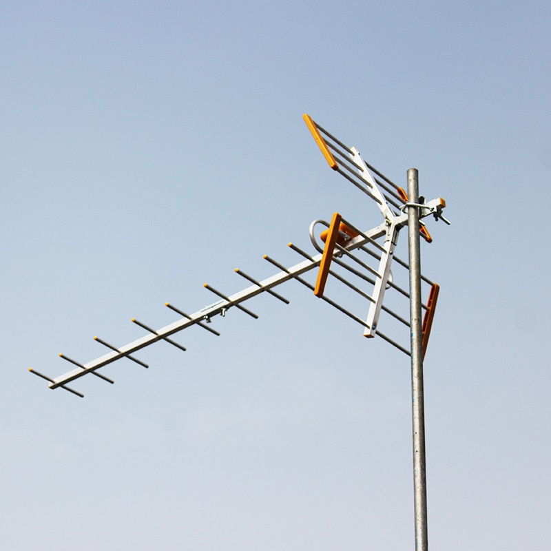 Suuri vahvistus tv antenni hd digitaalinen hdtv dvbt / dvbt 2 470 mhz -860 mhz ulkona tv antenni digitaalinen vahvistetulla hdtv antenni