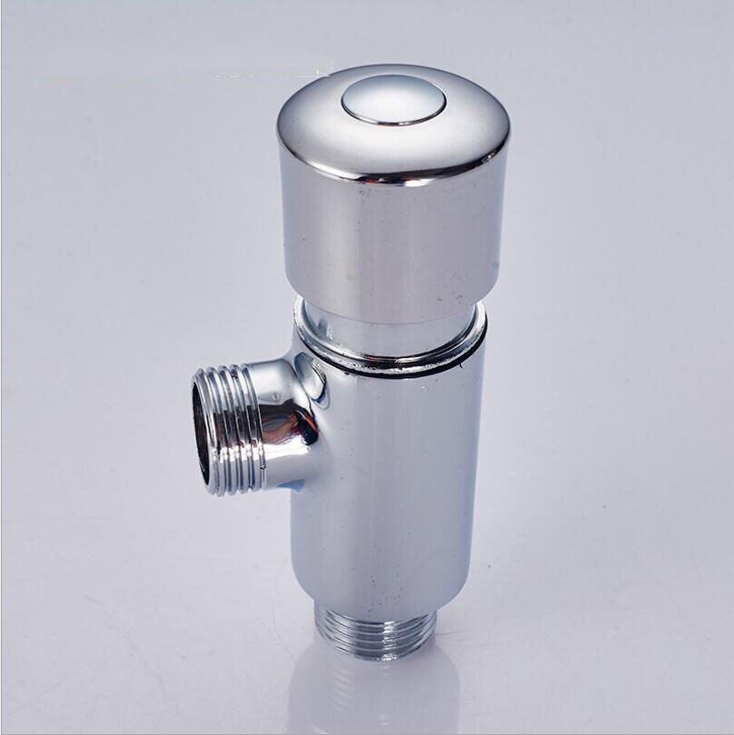 Wc Messing Drukknop Urinoirspoeler Met Gepolijst Chroom Badkamer Vertraging Urine Klep Pee zelfsluitende Flush Valve
