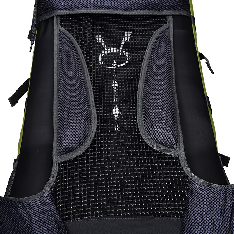 Camping hiking bag Outdoor Climbing Backpacks Waterproof Nylon Travel Sport Mountaineering Bags Zipper Hiking Backpack 80L