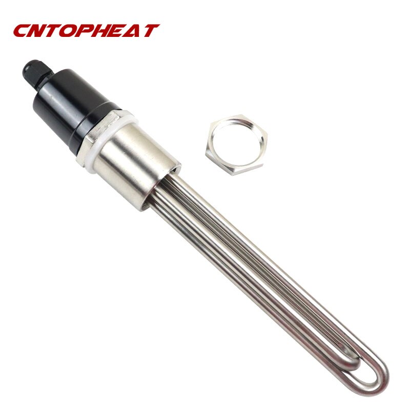 Élément chauffant par Immersion SUS304, 220v, 2,5kw, résistance de chauffage tubulaire fileté 1 &quot;BSP 32mm: Heater thread nut