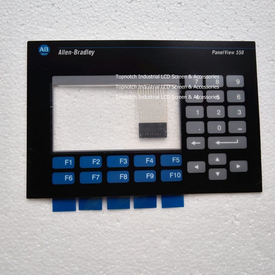 Brand Membraan toetsenbord voor Allen-Bradley Panelview 550 2711-B5A3 Bedieningspaneel Knop Pad