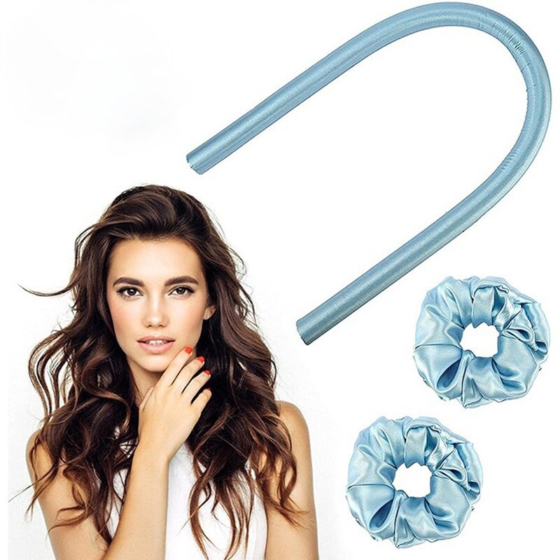 Ruban pour boucler les cheveux sans chaleur, rouleau pour cheveux, ruban pour boucler les cheveux
