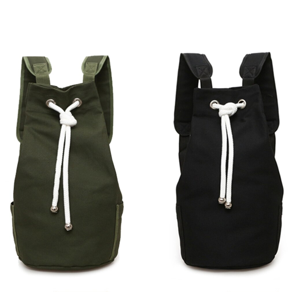 Drawstring Bags Sports Waterproof Pouch Backpack Pull Rope Canvas Gym Sack Mochila Knapsack