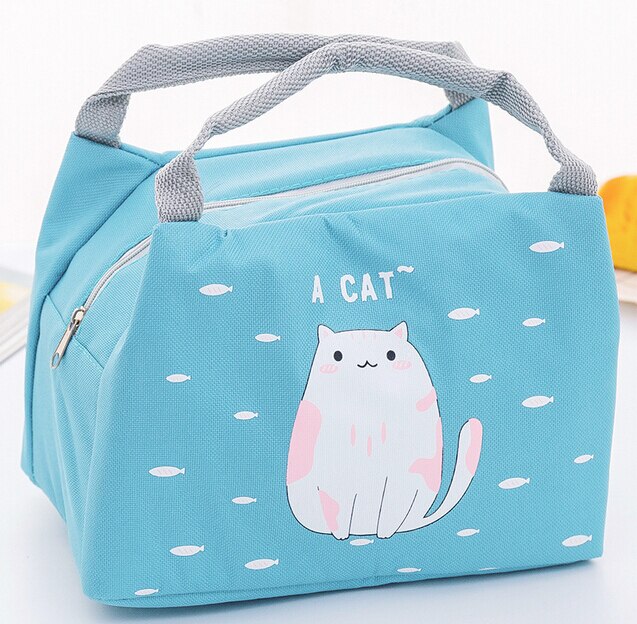 Cute Women Ladies Girls Kids Portable Insulated Lunch Bag Box Picnic Tote Cooler Insulated Thermal Cooler Bento Lunch Box Tote: 8