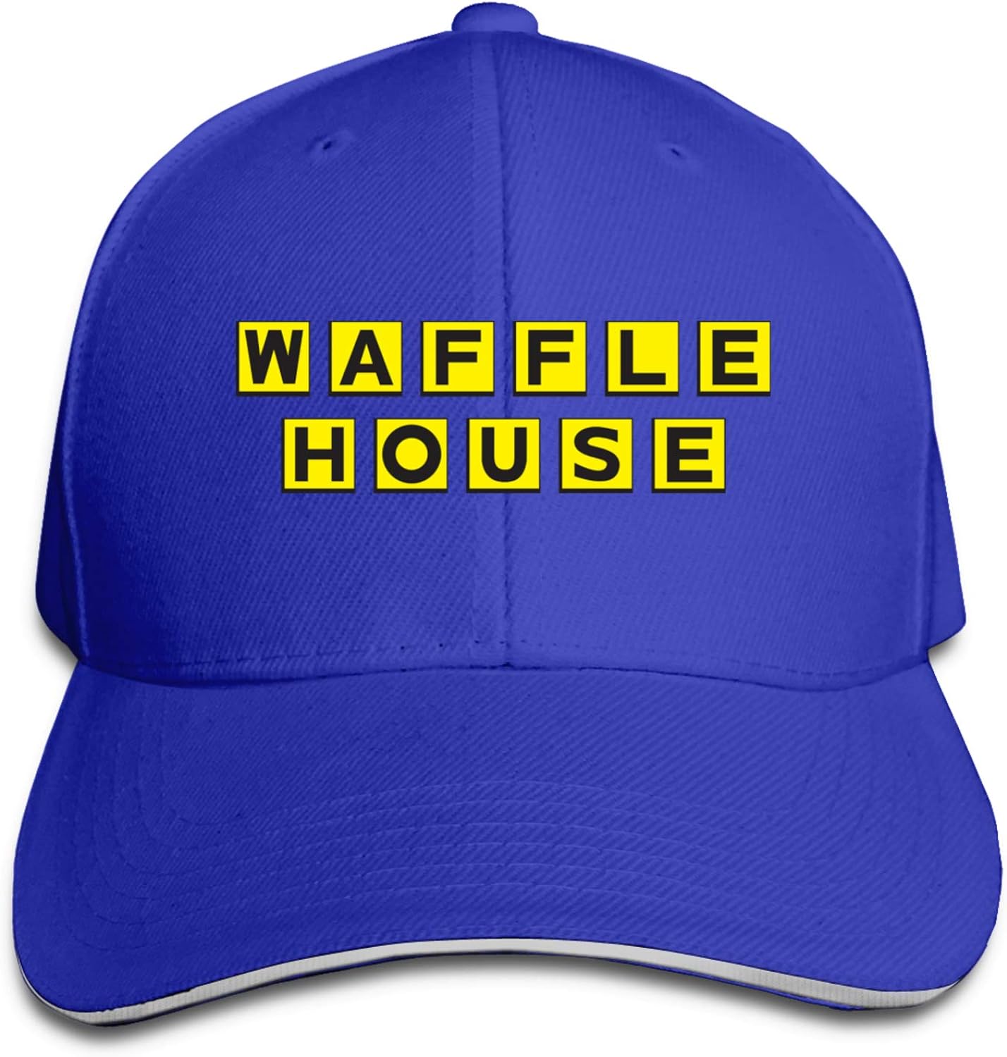 Unisex Sunscreen Waffle House Hat: Blue