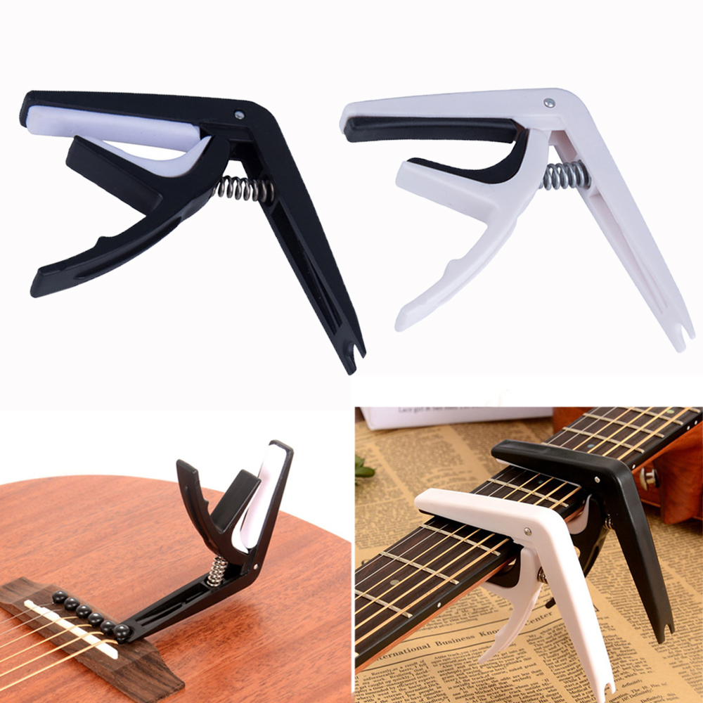 ACOUSTIC ELECTRIC GUITAR Plastic Capo Quick Tuning Clamp Change Classic