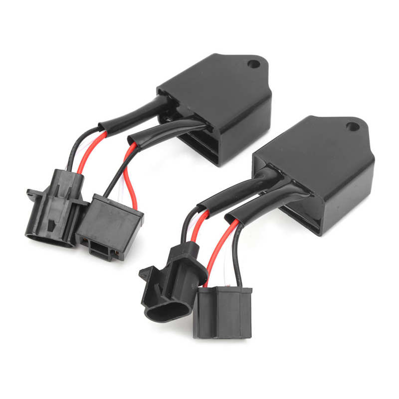 2 pçs led decodificador de luz escondeu filtro h13 para adaptador h4 10000h tempo apto para mercedes benz resistores anti-cintilação novo