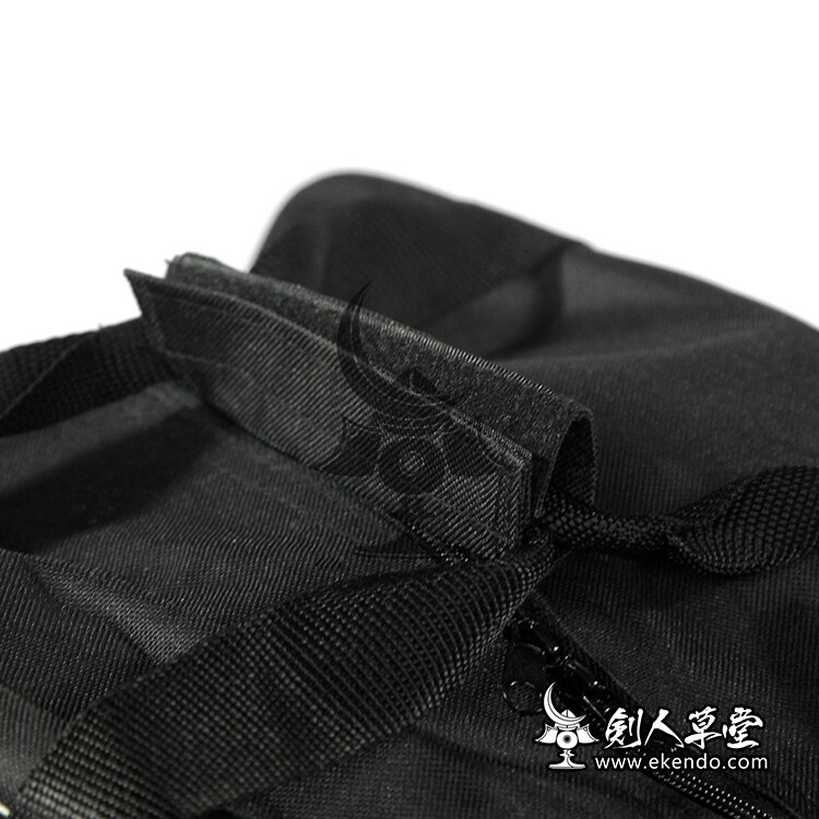 -IKENDO-BG002- NYLON BOGU SIMPLE SQUARE BAG - black square bag shoulder japanese kendo bogu bag armour bag keiko gi