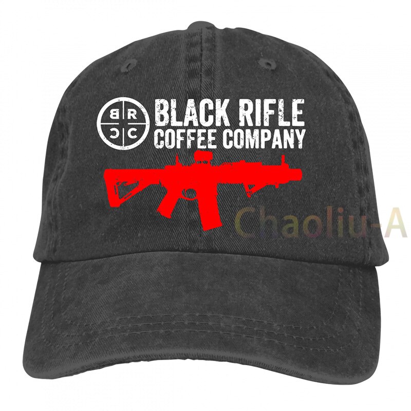 Black Rifle Coffee Company Black Baseball cap men women Trucker Hats adjustable cap: 2-Black