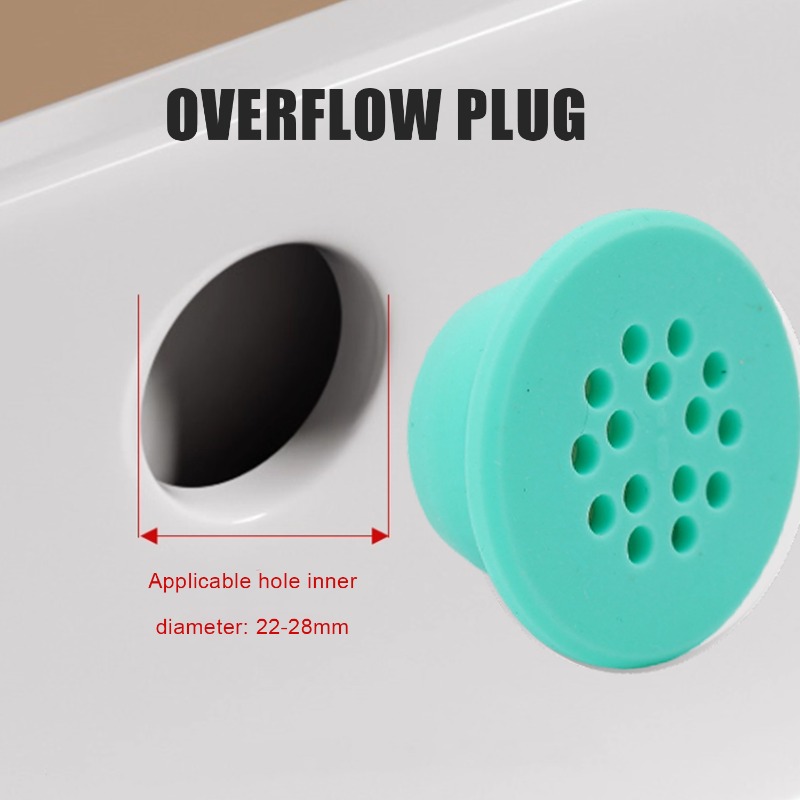 Silikonowa zatyczka robić odpływu umywalki 1/10x, okrągła osłona otworu odpływowego, szczelna, zapobiegająca nieprzyjemnym zapachom, korek robić wanny, akcesoria łazienkowe